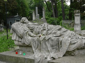 Надгробие Ванды Марковской.